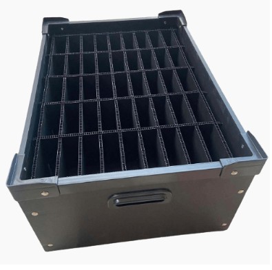 ESD-safe conductive PP corrugated box for electronics and PCB packaging